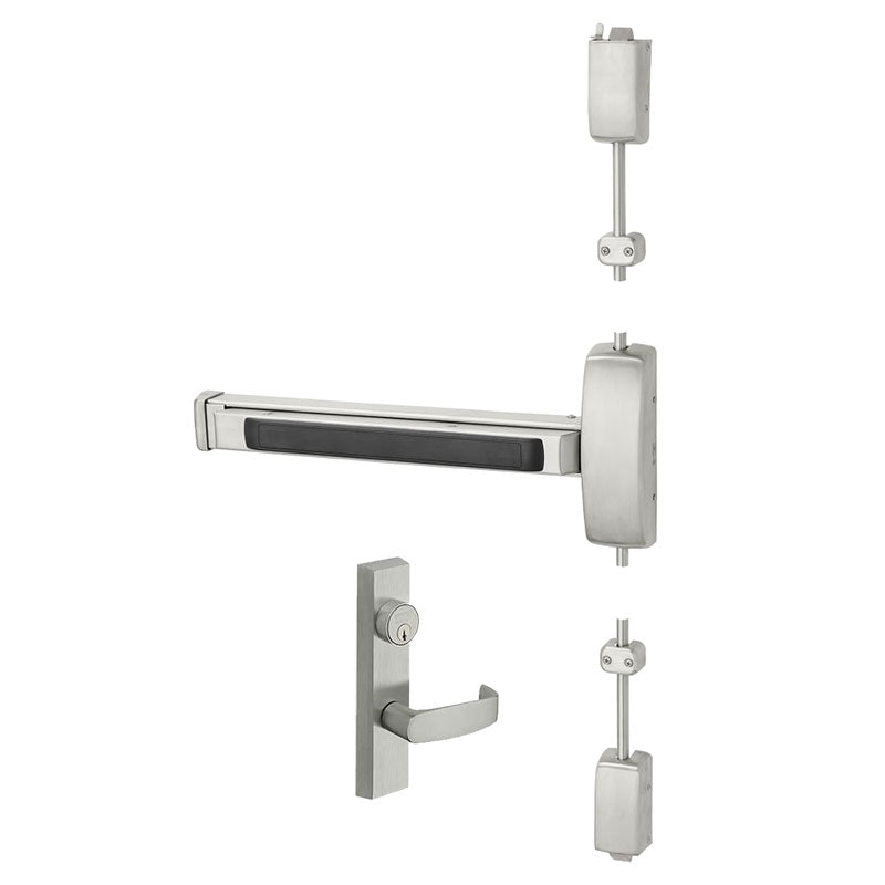 Sargent 12-8713-E-ETL-84-US32D Fire Rated Surface Vertical Rod Exit Device