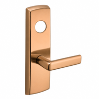 SARGENT LC-P706-8-WEE-US9 wide stile exit device lever trim, E lever, bright bronze plate less cylinder