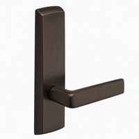 SARGENT P715-8-NEE narrow stile exit device lever trim, E lever, dark bronze US10BL finish