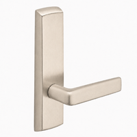 SARGENT P715-8-NEE US15 narrow stile exit device lever trim, satin nickel rectangular escutcheon