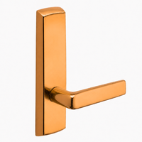SARGENT P715-8-NEE-US9 narrow stile exit device lever trim, bronze finish, rectangular escutcheon, E lever