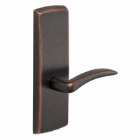 SARGENT P715-8-WEA A lever exit device trim, US10BL oil-rubbed bronze wide stile escutcheon, passage