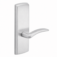 SARGENT P715-8-WEA-US26D wide stile exit device lever trim, satin chrome plate with curved A lever