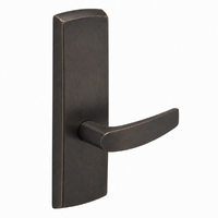 SARGENT P715-8-WEB US10BE wide stile exit device lever trim, dark bronze B lever on rectangular escutcheon