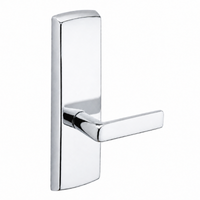 SARGENT P715-8-WEE-US26 wide stile exit device lever trim, polished chrome plate with E lever, non-keyed