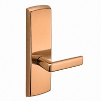 SARGENT P715-8-WEE wide stile exit device lever trim, E lever, US9 bright bronze, non-keyed passage
