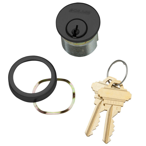 Schlage 30-001 G 114 622 Mortise Cylinder w/Compression Ring and Spring