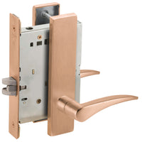 Schlage L9010-12L Passage Latch Mortise Lock, 12 Lever, L Escutcheon