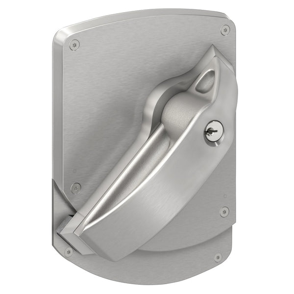 Schlage ND80PD-HSLR-630 Ligature Resistant Cylindrical Lock, Storeroom Function, Sch "C" Keyway, Satin Stainless Steel