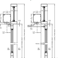 Nabco GT8710 Low Energy Operator, Push Side, Pair Doors, 48" For Each