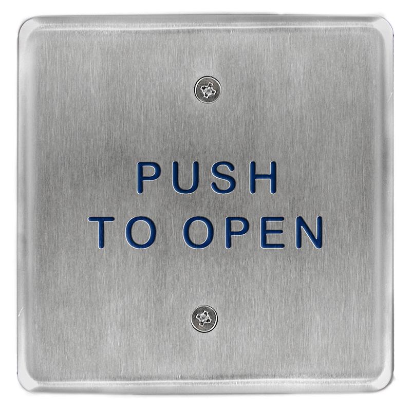 BEA 10PBS Stainless steel push plate