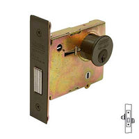 Corbin Russwin DL4113 Mortise Deadlock Single Cylinder 613-dark-oxidized-satin-bronze