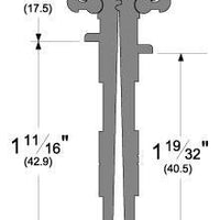 Pemko DFM83SF Continuous Hinge