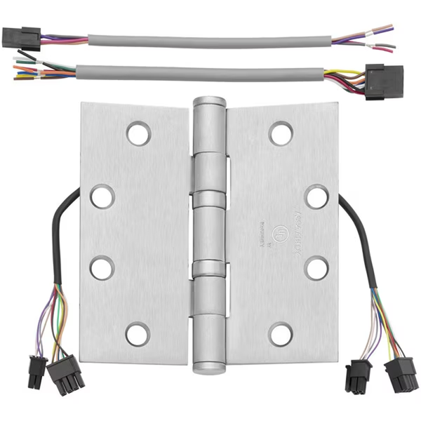 McKinney T4A3386-QC12 4.5x4.5 Electric Hinge Stainless Steel