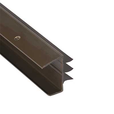 NGP 344-48"-DKB Thermoplastic Door Shoe