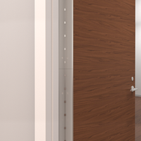 Pemko CFM83SLFHD1 Full-Mortise Heavy Duty Short Leaf Flush Continuous Hinge Clear Anodized