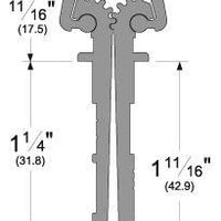 Pemko CSPFM83SLF Continuous Hinge
