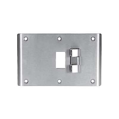 McKinney CSS-9 Combination Strike and Stop Center Hung, US26D/626 Brushed Chrome Finish