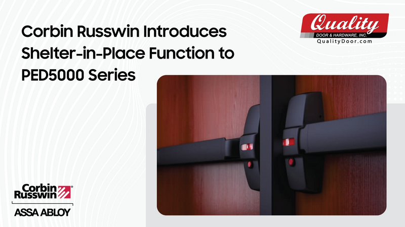 Corbin Russwin Introduces Shelter-in-Place Function to PED5000 Series for Enhanced Safety