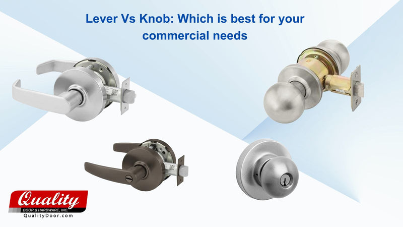 Lever vs. Knob: Which Exit Device Trim is the Best for Your Commercial Needs?