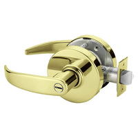 Sargent 10XU65-LP-US3 Cylindrical Privacy/Bathroom Function Lever Lockset