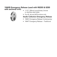 Sargent 49-8265-LL-US26D Privacy, Bedroom or Bath Mortise Lock, L Rose, L Lever, with Occupancy Indicator, Field Reversible, Satin Chrome