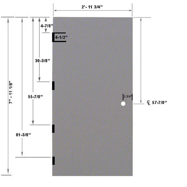 3-0 x 8-0 18 Gauge Polystyrene Core - 161 Prep Cylindrical Lock