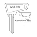 Schlage 35-143-C Key Blank, Access Bow, Embossed Both Sides, C Keyway