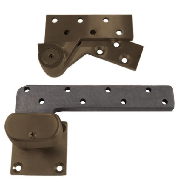 ABH L0147 Lead lined Heavy Weight 3/4 Inch Offset Door Pivot Set, Top And Bottom