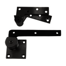 ABH 0117 Pivot Set 3/4" Offset Top And Bottom, Complete Set Top And Bottom