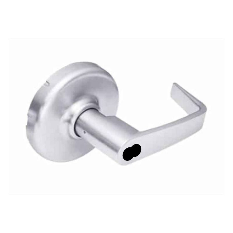 Corbin Russwin N555ET-CL6-626 Exit Device Classroom Function Lever Trim, Prep 6 Pin Interchangeable Less Core, Satin Chrome