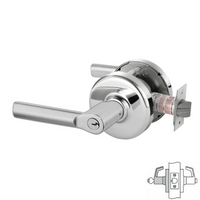 Corbin Russwin CLX3361-106D Cylindrical Lock, Entry or Office Function, Decorative Lever, Multiple Core Options