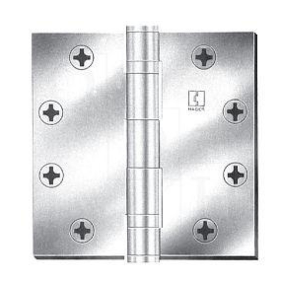 Hager BB1279 4.5" x 4.5" 5-Knuckle Full Mortise Ball Bearing Hinge