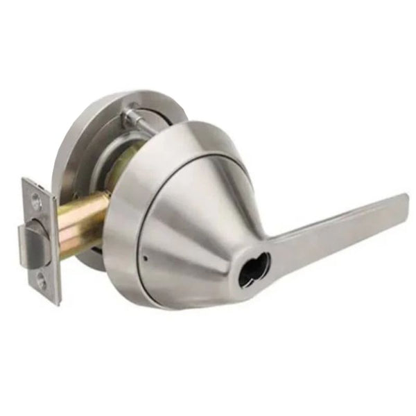 MarksUSA 195SS-RSB-US32D-SFIC Anti-Ligature Lever Classroom Communicating Lockset, SFIC Prep, Less Core, ASA Strike US32D Satin Stainless Steel