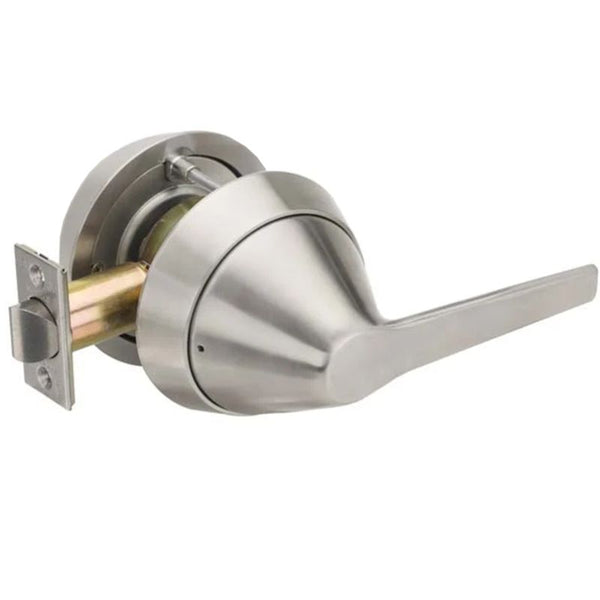 Marks USA 195SSNB/32D Anti-Ligature Lever Communicating Passage Lockset, 2-3/4" Backset, ASA Strike, US32D Satin Stainless Steel