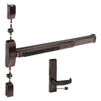 Sargent 12-8774-F-ETL-84-24V Fire Rated Surface Vertical Rod Exit Device, Fail Secure, Electrified ETL Trim, 24V, 84" Dr Height, 33"-36" Dr Widths