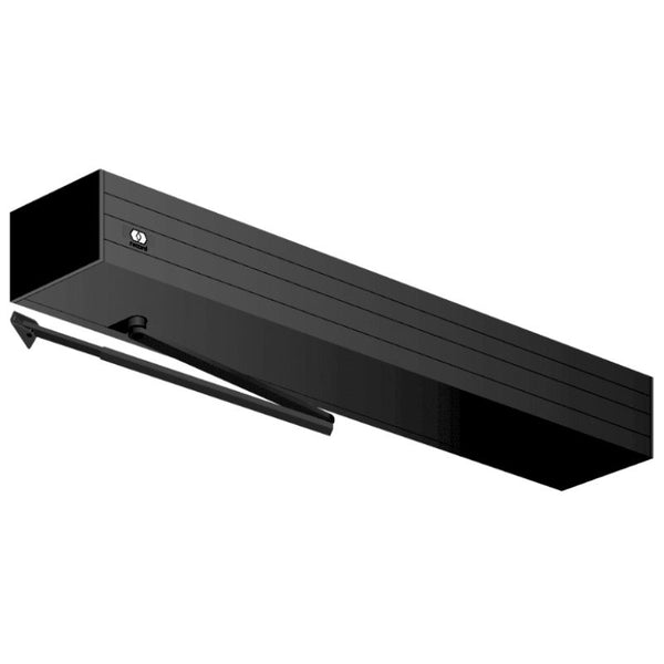 Record SS8211B2SNN-48 Heavy Duty Low Energy Auto Door Operator, 51 Inch Header, Single Door Operator, Black Aluminum