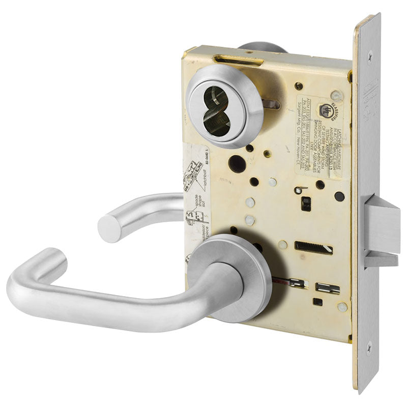 Sargent 60-8204-LNJ-US26D Storeroom Mortise Lock