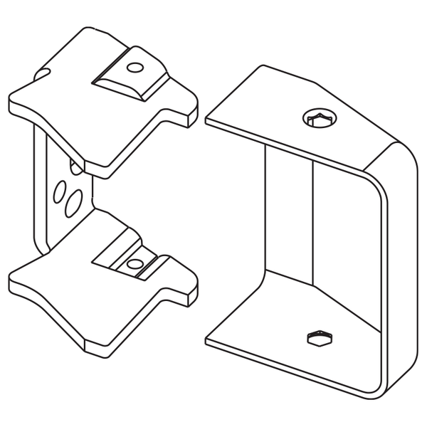 Sargent 565-US10 Standard Metal End Cap Kit for 80 Series Exit Devices