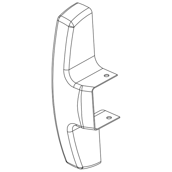 Sargent 68-0495 32D Chassis Cover for 8500 Series Exit Devices