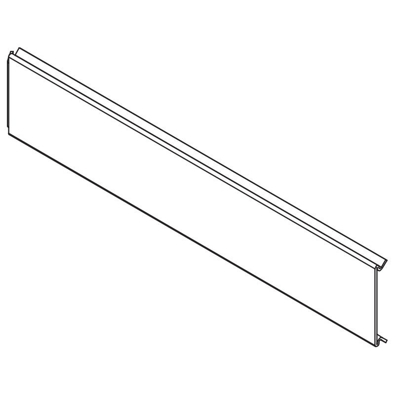 Sargent 68-1375 32D Narrow Mounting Rail Insert for 80 Series Vertical Rod Exit Devices