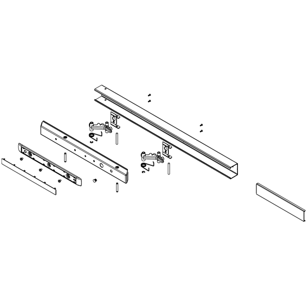 Sargent 68-2703 32D Fire Rated 12 Rail Assembly