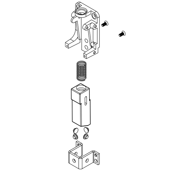 Sargent 68-4558 Fire Rated 12 Bottom Case Assembly for 8700 Series Surface Vertical Rod Exit Devices