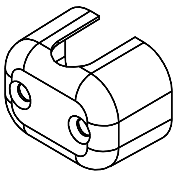 Sargent 97-0020-US10B Surface Vertical Rod Guide for 8700 and 9700 Series Exit Devices