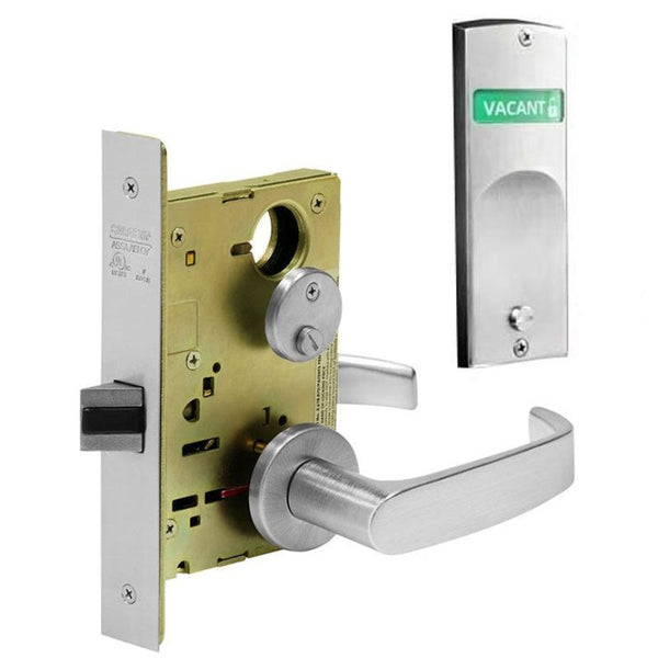 Sargent V20-8265-LNL-US26D Privacy Bathroom Mortise Lock With "V20" Indicator