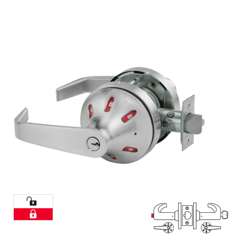 Sargent V66-10XG44-VSLL-US26D-LAKD