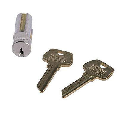 Sargent 6300-US15-LA-Keyway, Keyed Alike, Interchangeable Core 6-Pin Removable Core, [2] Change Keys Per Core, Satin Nickel