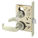 Sargent 8265-LNL Privacy Bedroom or Bath Mortise Lock, L - Lever, LN - Rose, Field Reversible, Grade 1