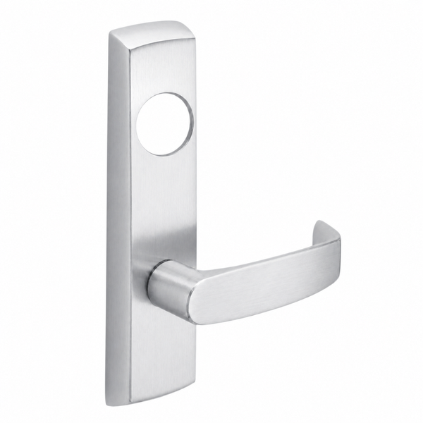 SARGENT LC-P704-NEL-US26D narrow stile exit device lever trim, satin chrome plate with L lever, less cylinder