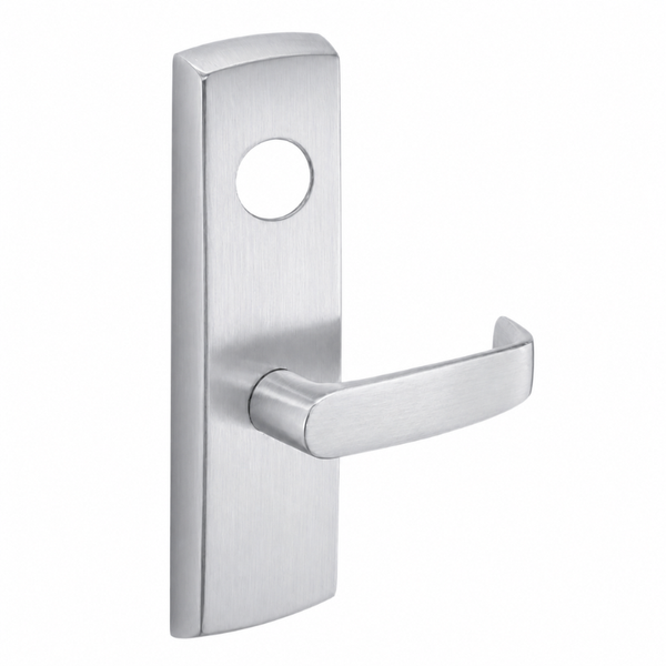 SARGENT LC-P704-WEL-US26D wide stile exit device lever trim, satin chrome plate with L lever, less cylinder